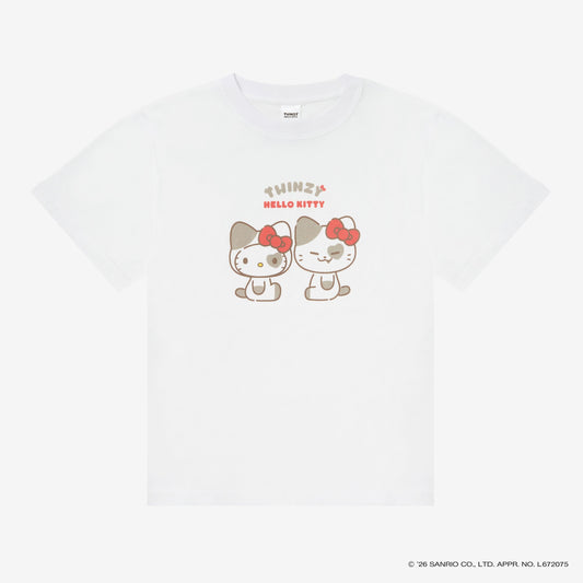 TWINZY × HELLO KITTY T-SHIRT - KKengEE / ITZY『TWINZY × HELLO KITTY』