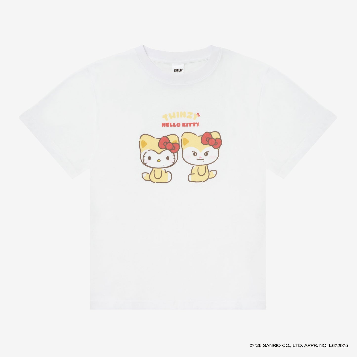 TWINZY × HELLO KITTY T-SHIRT - RyeoWoo / ITZY『TWINZY × HELLO KITTY』