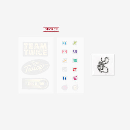 MINI LOVELYS MASCOT ＜WITH HEART CASE＞ - MINI JIVELY / TWICE『THIS IS FOR (MUFG STADIUM)』