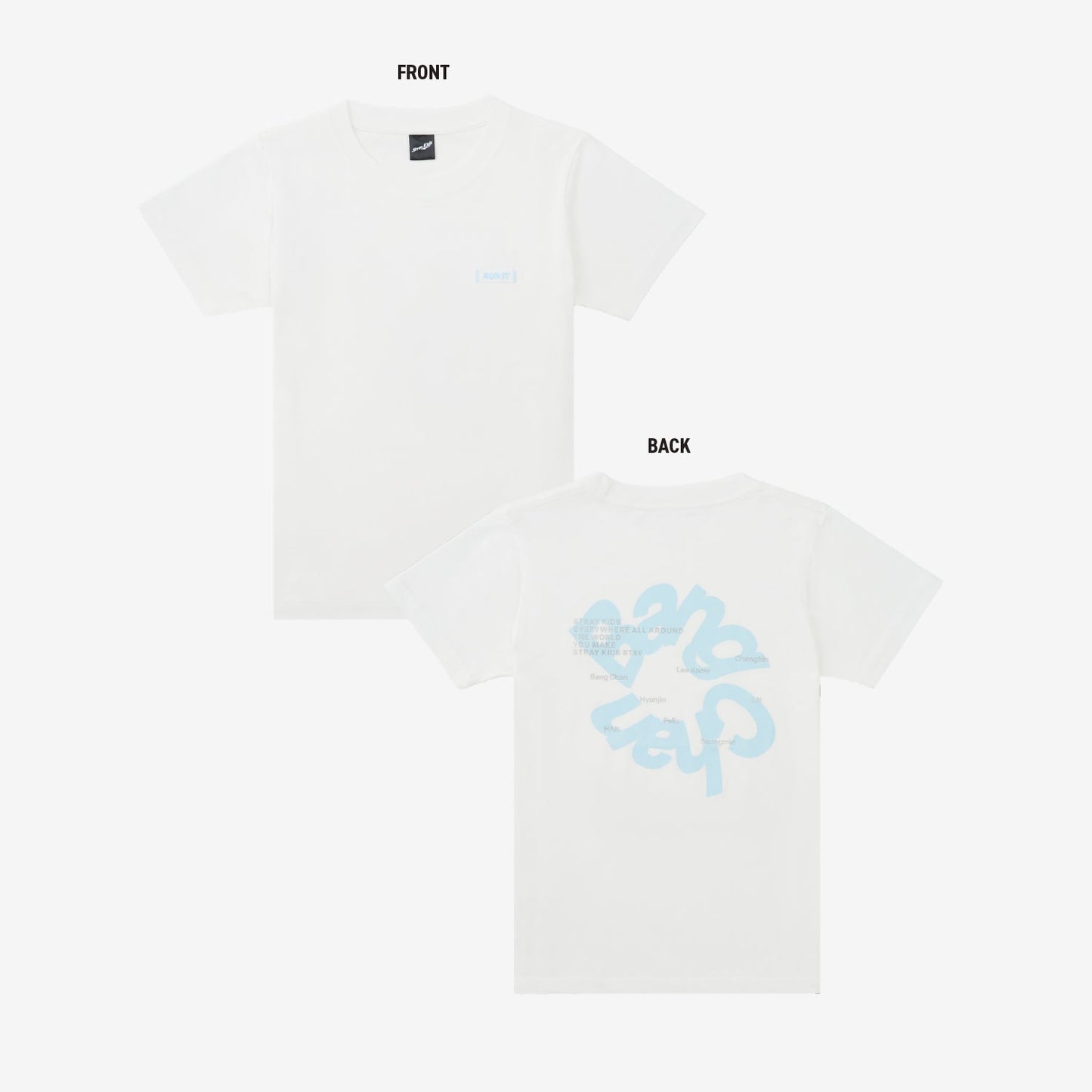T-SHIRT【L】- Bang Chan / Stray Kids『World Tour <RUN IT JAPAN>』