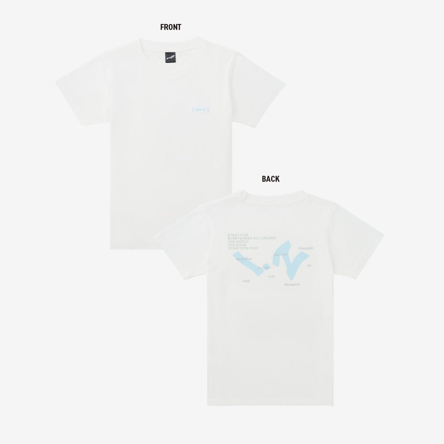 T-SHIRT【L】- I.N / Stray Kids『World Tour <RUN IT JAPAN>』