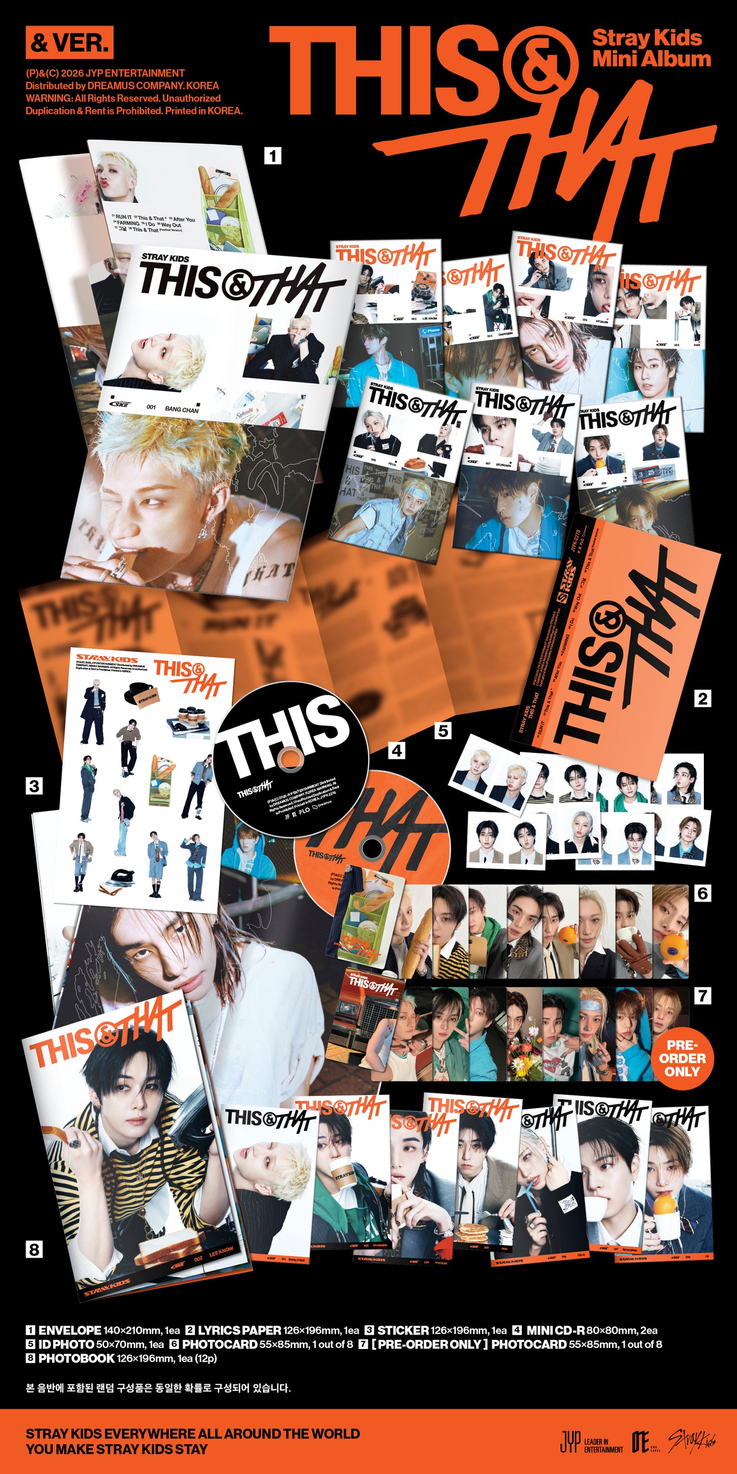 Stray Kids Mini Album "THIS & THAT" [& VER.]