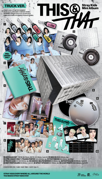 Stray Kids Mini Album "THIS & THAT" [TRUCK VER.]