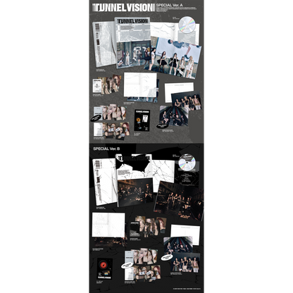 ITZY 11th Mini Album『TUNNEL VISION』SPECIAL Ver. 2バージョンセット