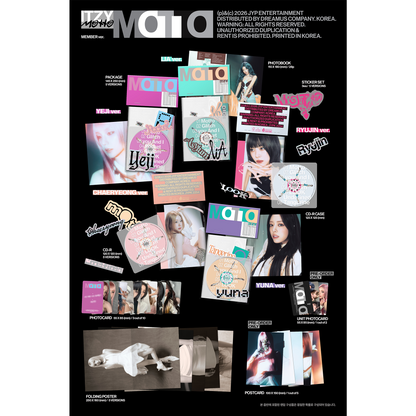 ITZY 12th Mini Album "Motto" All Editions Set