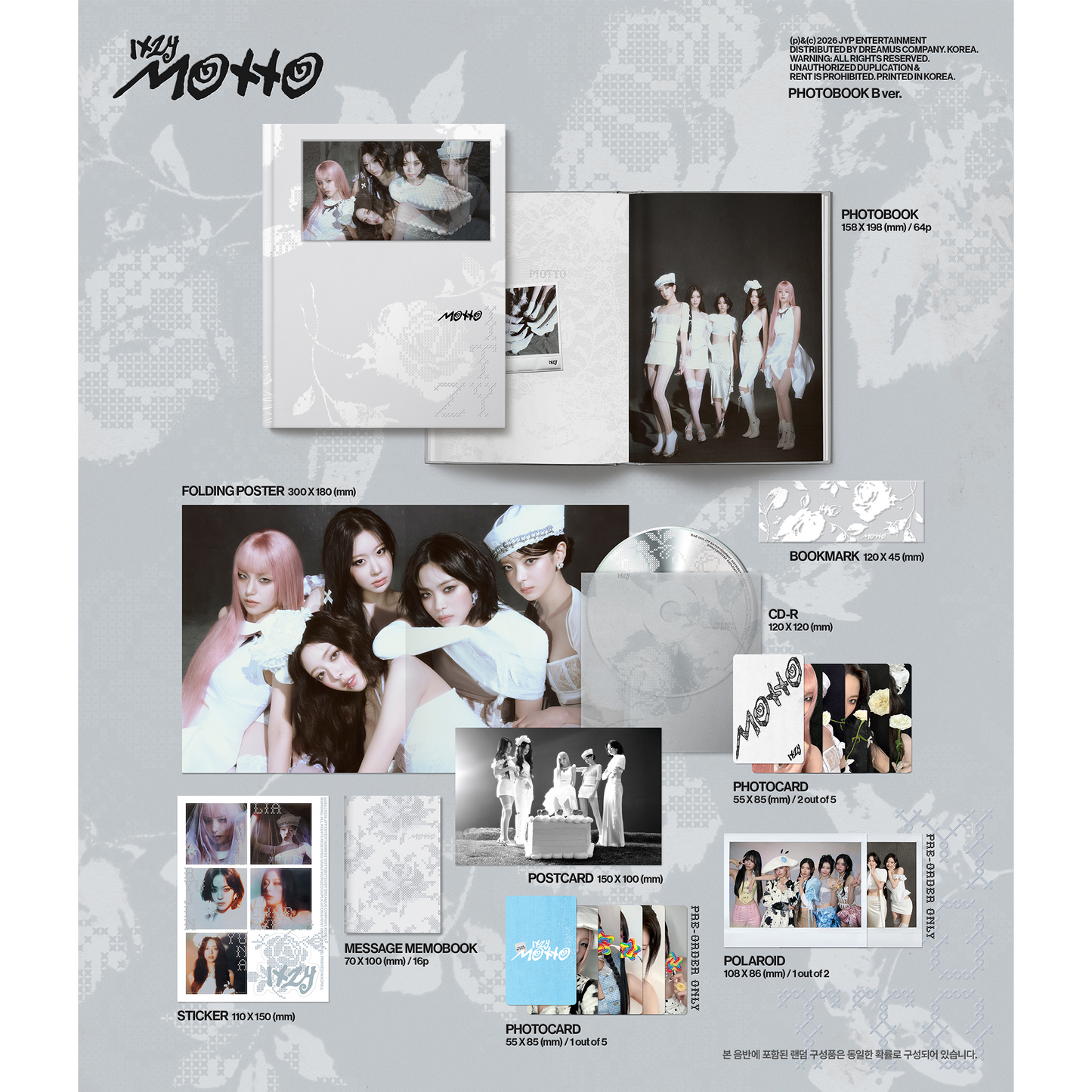 ITZY 12th Mini Album "Motto" All Editions Set