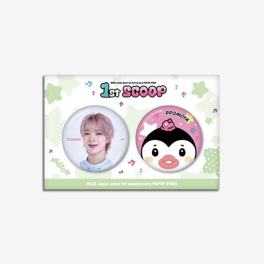 PHOTO BADGE SET - TOMOYA / NEXZ『Japan debut 1st Anniversary POPUP STORE “1st SCOOP”』
