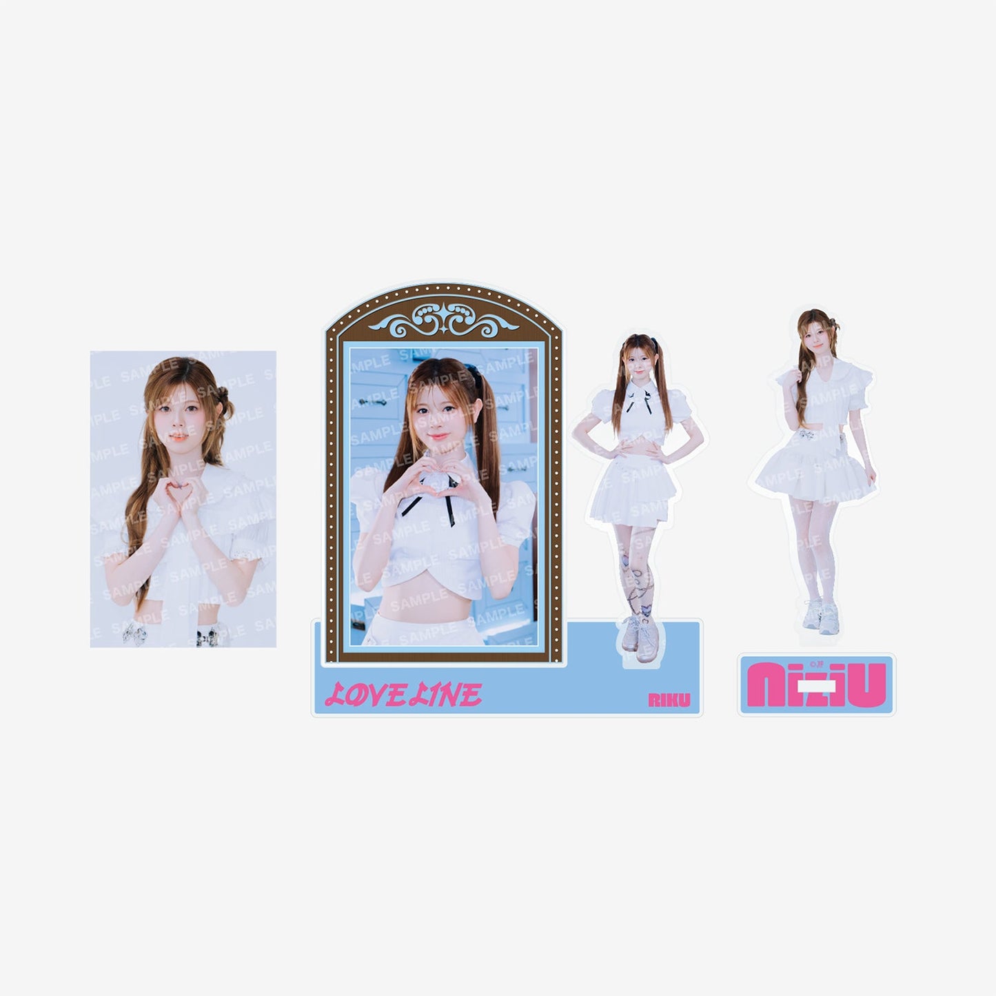 PHOTO CARD STAND WITH ACRYLIC STAND - RIKU / NiziU『LOVE LINE -Japanese ver.-／Shining day』