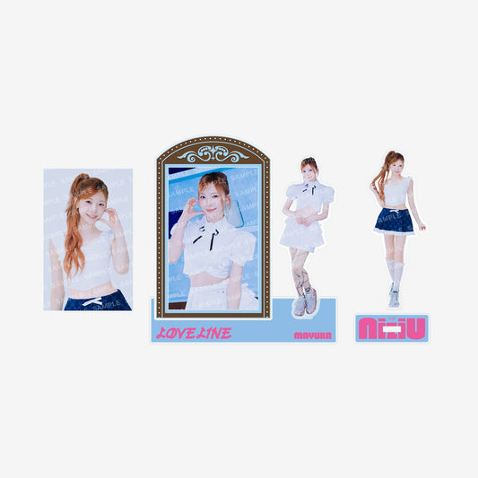 PHOTO CARD STAND WITH ACRYLIC STAND - MAYUKA / NiziU『LOVE LINE -Japanese ver.-／Shining day』