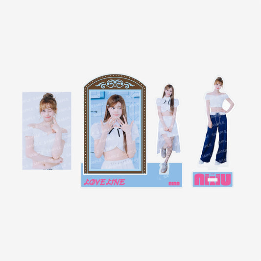 PHOTO CARD STAND WITH ACRYLIC STAND - NINA / NiziU『LOVE LINE -Japanese ver.-／Shining day』