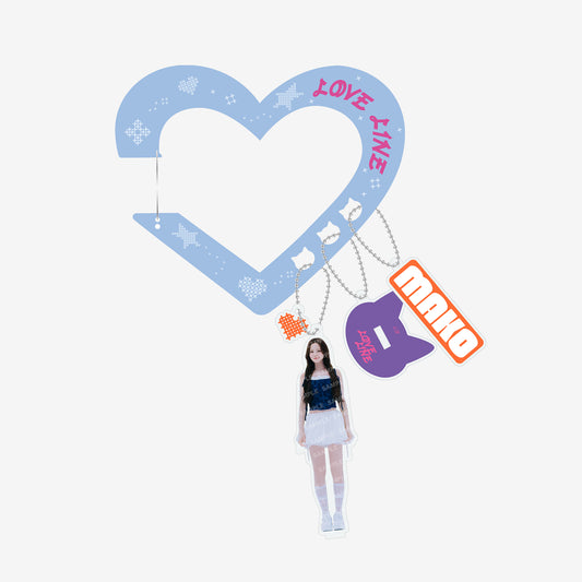 CARABINER WITH MINI ACRYLIC STAND - MAKO / NiziU『LOVE LINE -Japanese ver.-／Shining day』