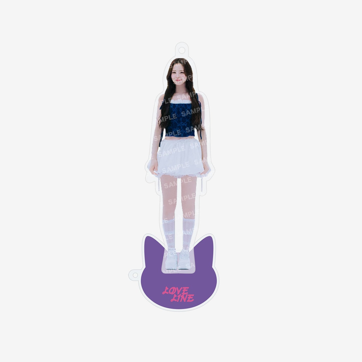 CARABINER WITH MINI ACRYLIC STAND - MAKO / NiziU『LOVE LINE -Japanese ver.-／Shining day』