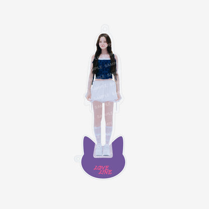 CARABINER WITH MINI ACRYLIC STAND - MAKO / NiziU『LOVE LINE -Japanese ver.-／Shining day』