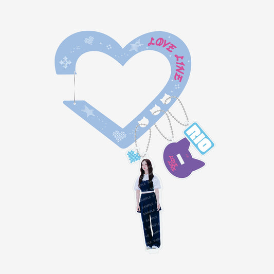 CARABINER WITH MINI ACRYLIC STAND - RIO / NiziU『LOVE LINE -Japanese ver.-／Shining day』