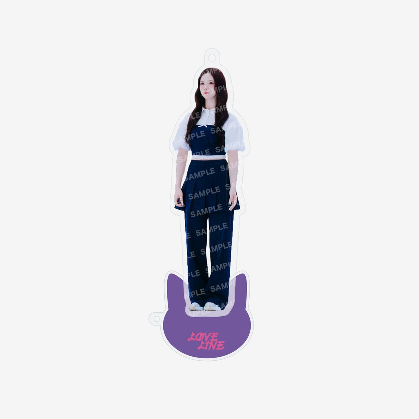 CARABINER WITH MINI ACRYLIC STAND - RIO / NiziU『LOVE LINE -Japanese ver.-／Shining day』