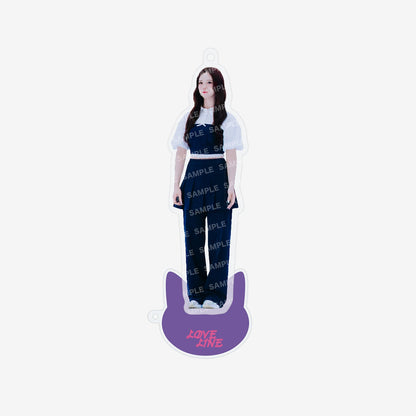 CARABINER WITH MINI ACRYLIC STAND - RIO / NiziU『LOVE LINE -Japanese ver.-／Shining day』