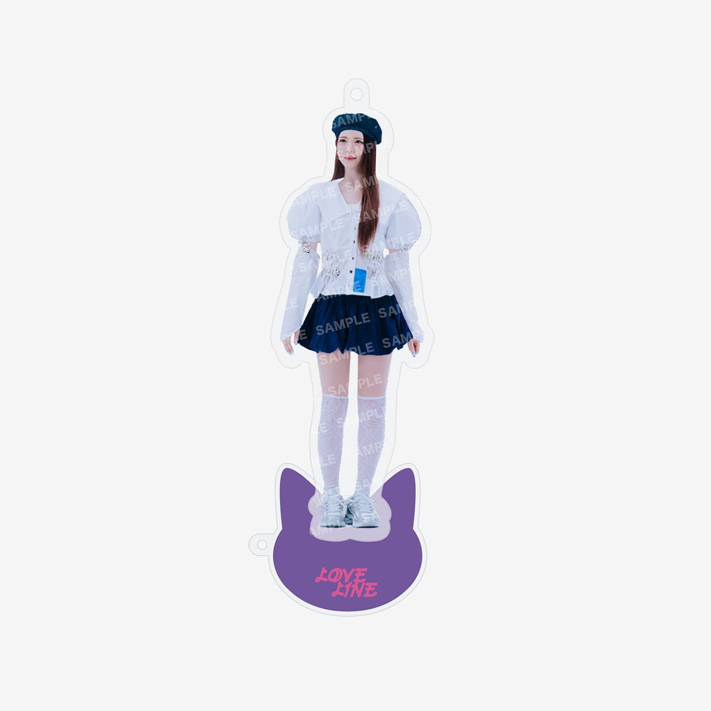 CARABINER WITH MINI ACRYLIC STAND - MAYA / NiziU『LOVE LINE -Japanese ver.-／Shining day』