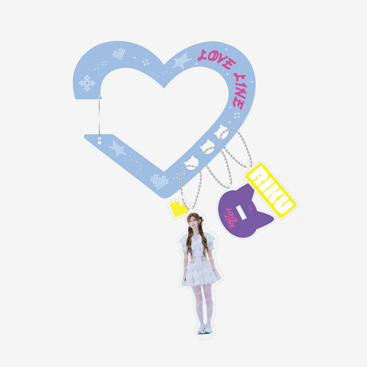 CARABINER WITH MINI ACRYLIC STAND - RIKU / NiziU『LOVE LINE -Japanese ver.-／Shining day』