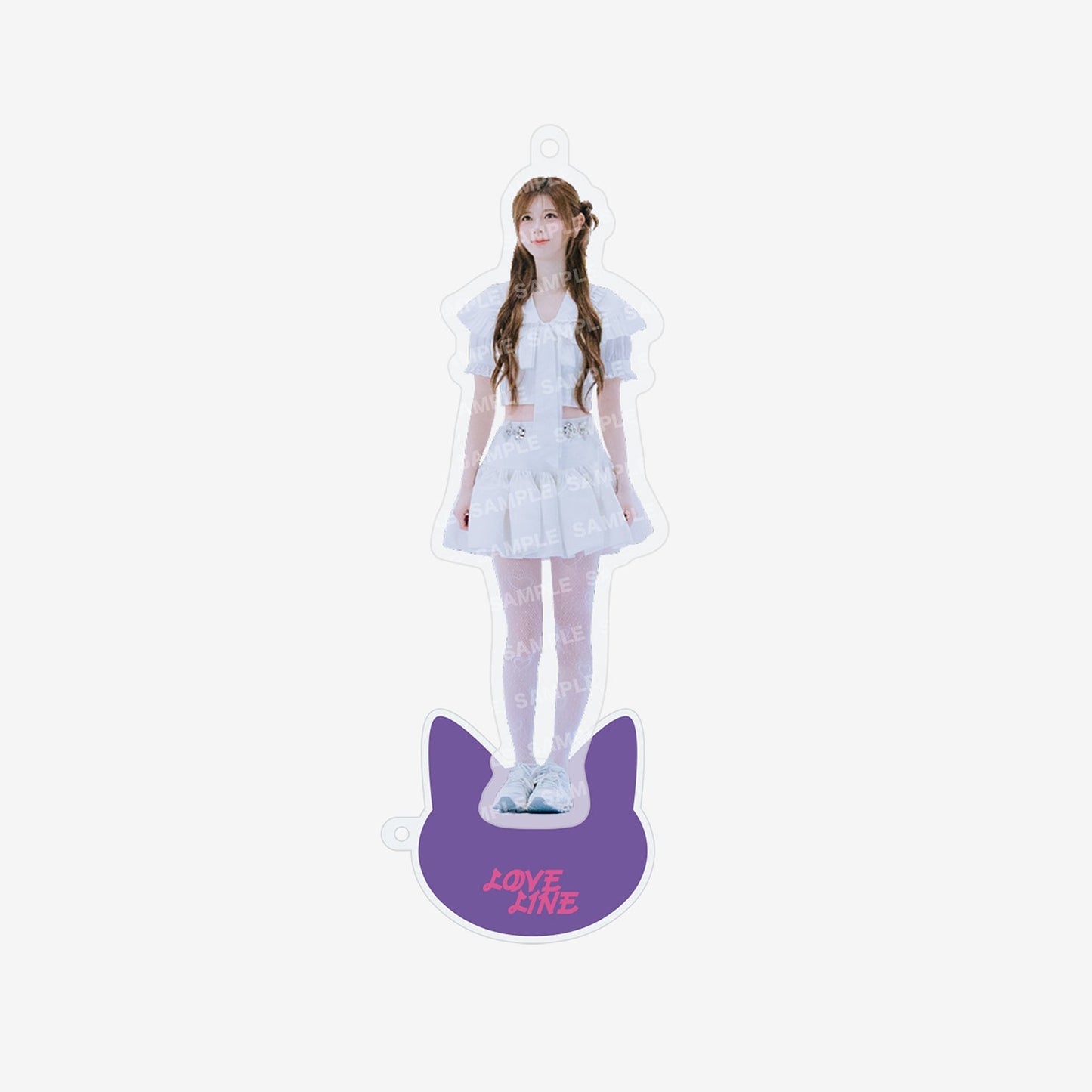 CARABINER WITH MINI ACRYLIC STAND - RIKU / NiziU『LOVE LINE -Japanese ver.-／Shining day』