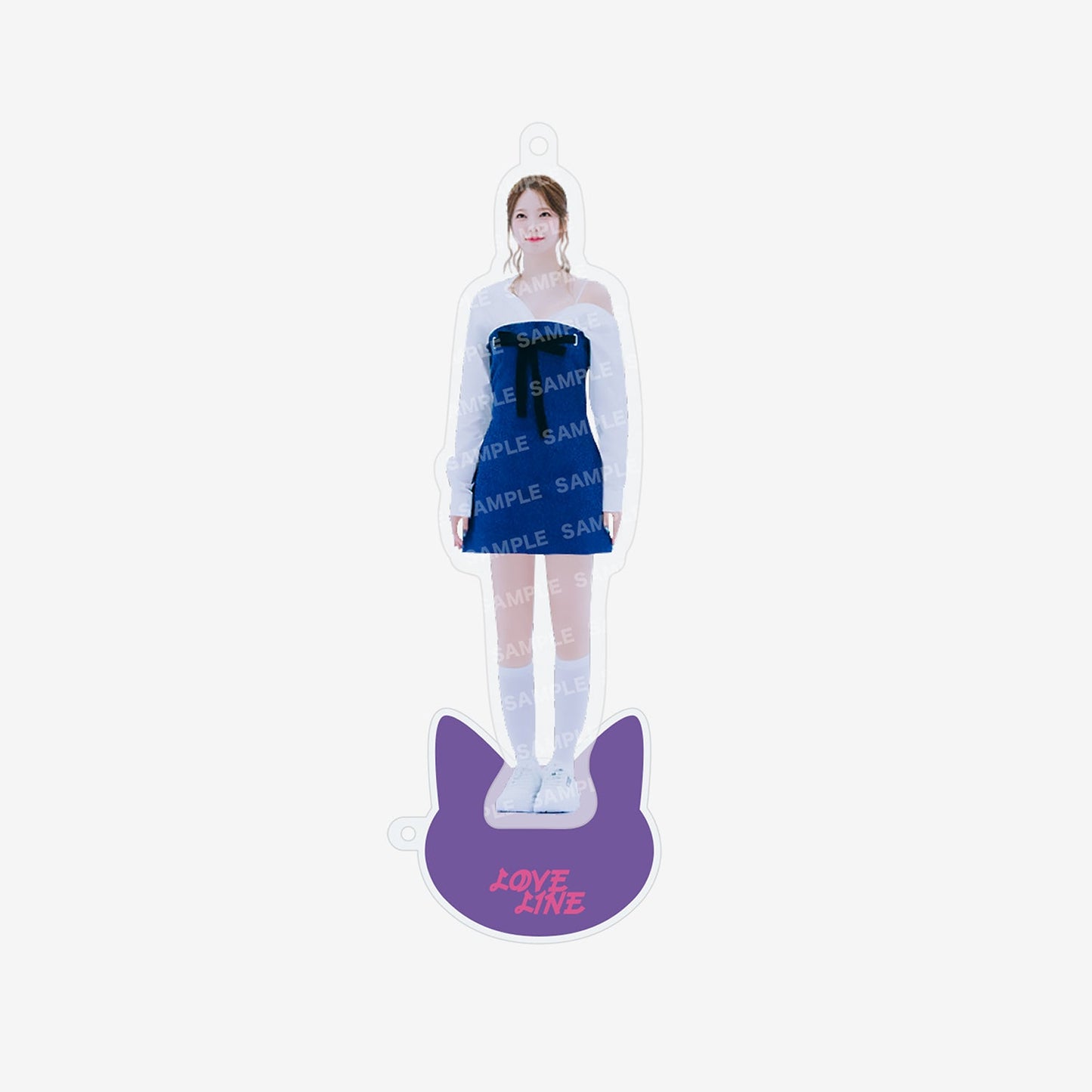 CARABINER WITH MINI ACRYLIC STAND - AYAKA / NiziU『LOVE LINE -Japanese ver.-／Shining day』