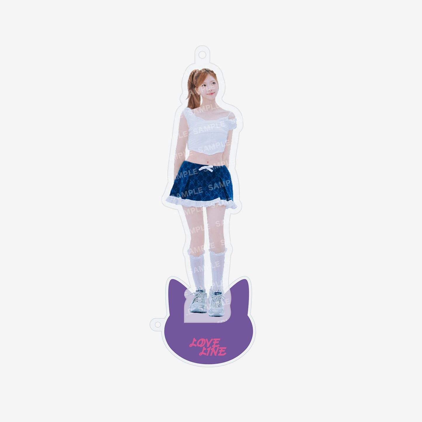 CARABINER WITH MINI ACRYLIC STAND - MAYUKA / NiziU『LOVE LINE -Japanese ver.-／Shining day』