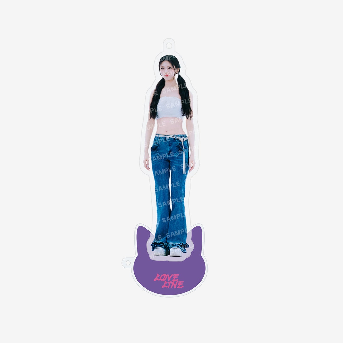 CARABINER WITH MINI ACRYLIC STAND - RIMA / NiziU『LOVE LINE -Japanese ver.-／Shining day』