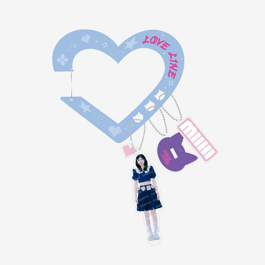 CARABINER WITH MINI ACRYLIC STAND - MIIHI / NiziU『LOVE LINE -Japanese ver.-／Shining day』