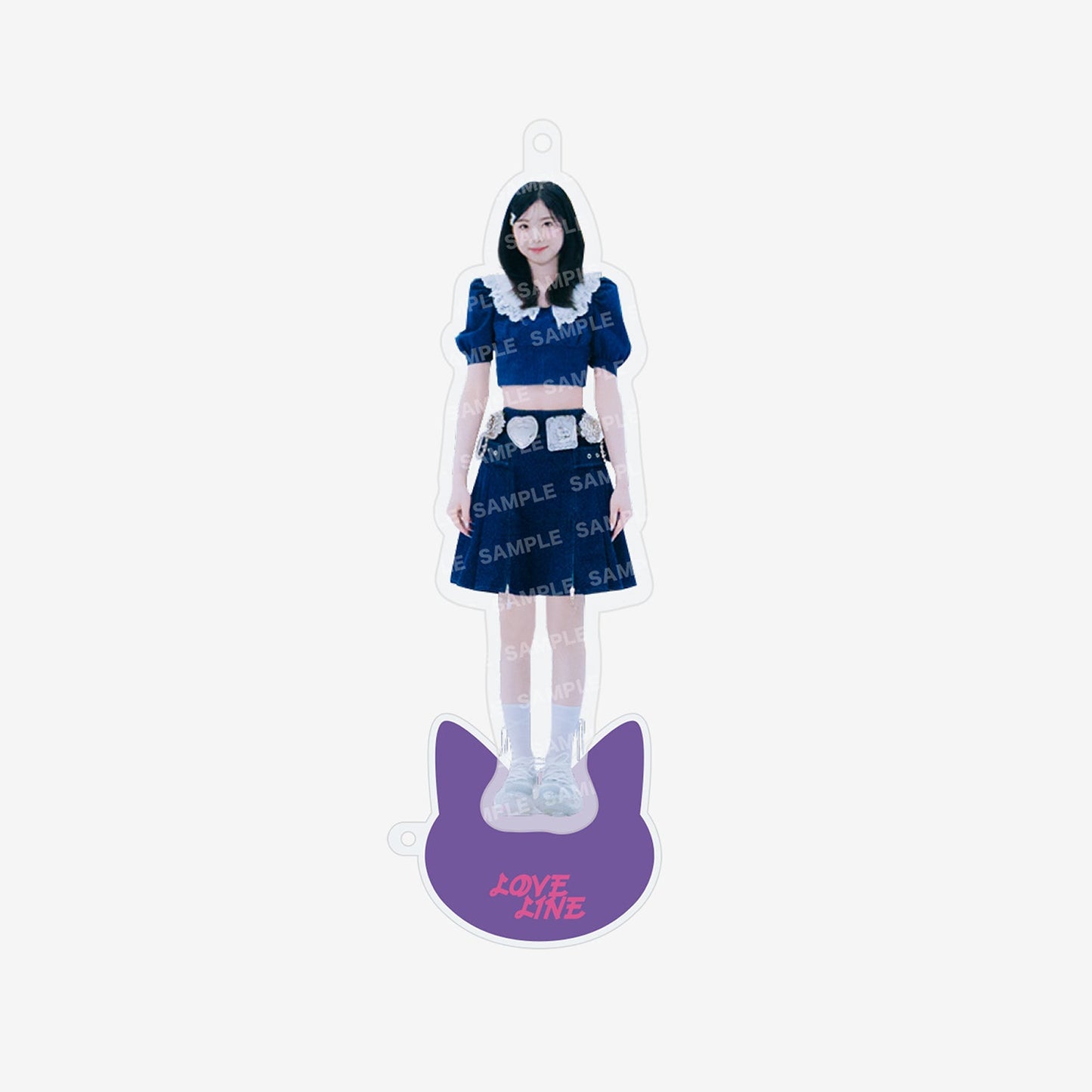 CARABINER WITH MINI ACRYLIC STAND - MIIHI / NiziU『LOVE LINE -Japanese ver.-／Shining day』