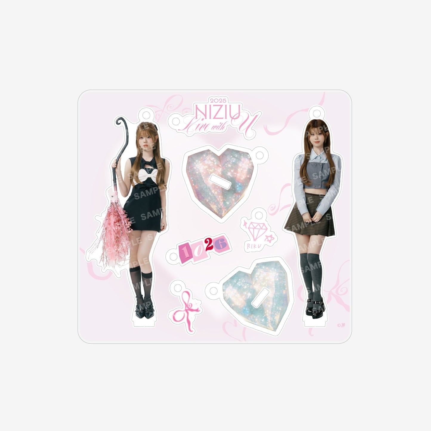 ACRYLIC STAND KEY HOLDER - RIKU / NiziU『Live with U 2025 “NEW EMOTION : Face To Face”』