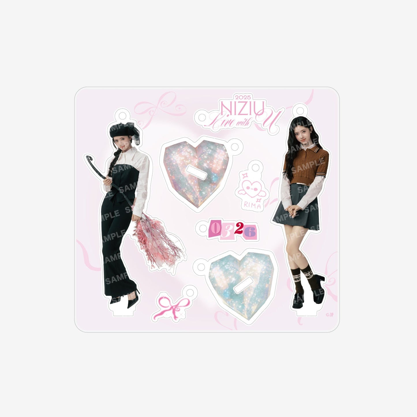 ACRYLIC STAND KEY HOLDER - RIMA / NiziU『Live with U 2025 “NEW EMOTION : Face To Face”』