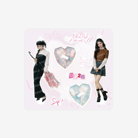 ACRYLIC STAND KEY HOLDER - RIMA / NiziU『Live with U 2025 “NEW EMOTION : Face To Face”』