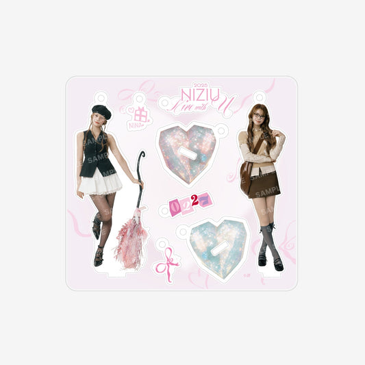 ACRYLIC STAND KEY HOLDER - NINA / NiziU『Live with U 2025 “NEW EMOTION : Face To Face”』