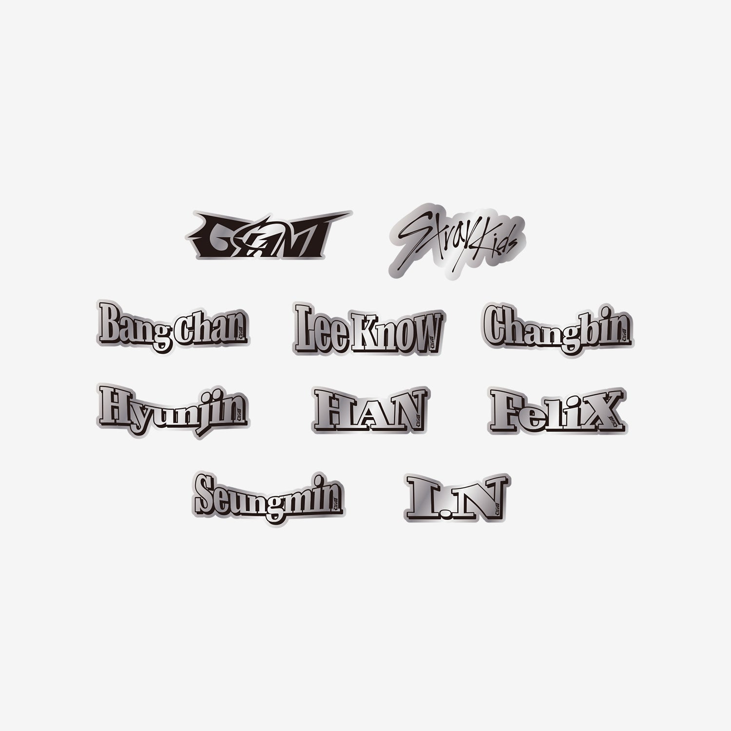 METALLIC STICKER SET（10PIECES） / Stray Kids『GIANT』