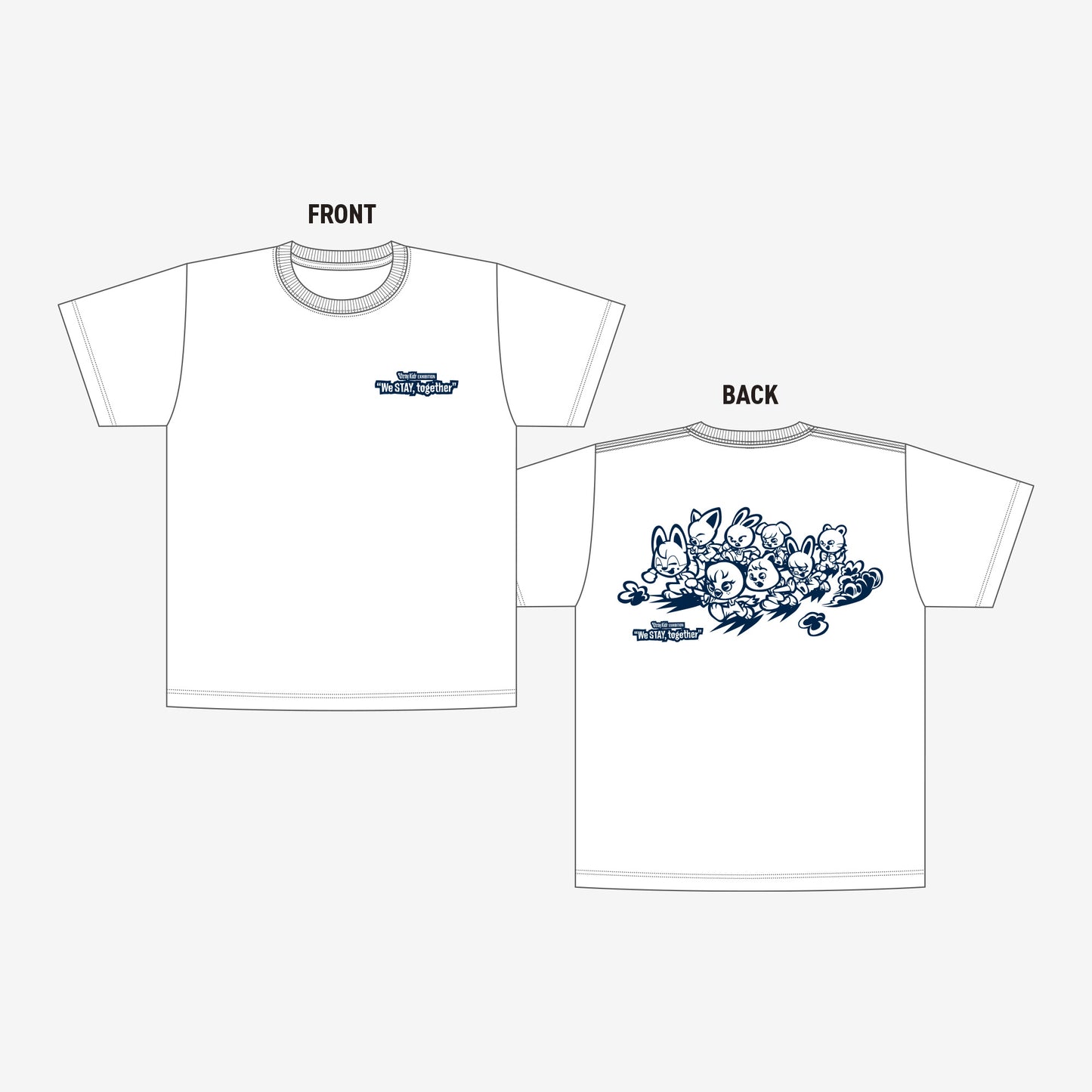 T-SHIRT【L】/ Stray Kids『EXHIBITION “We STAY, together”』
