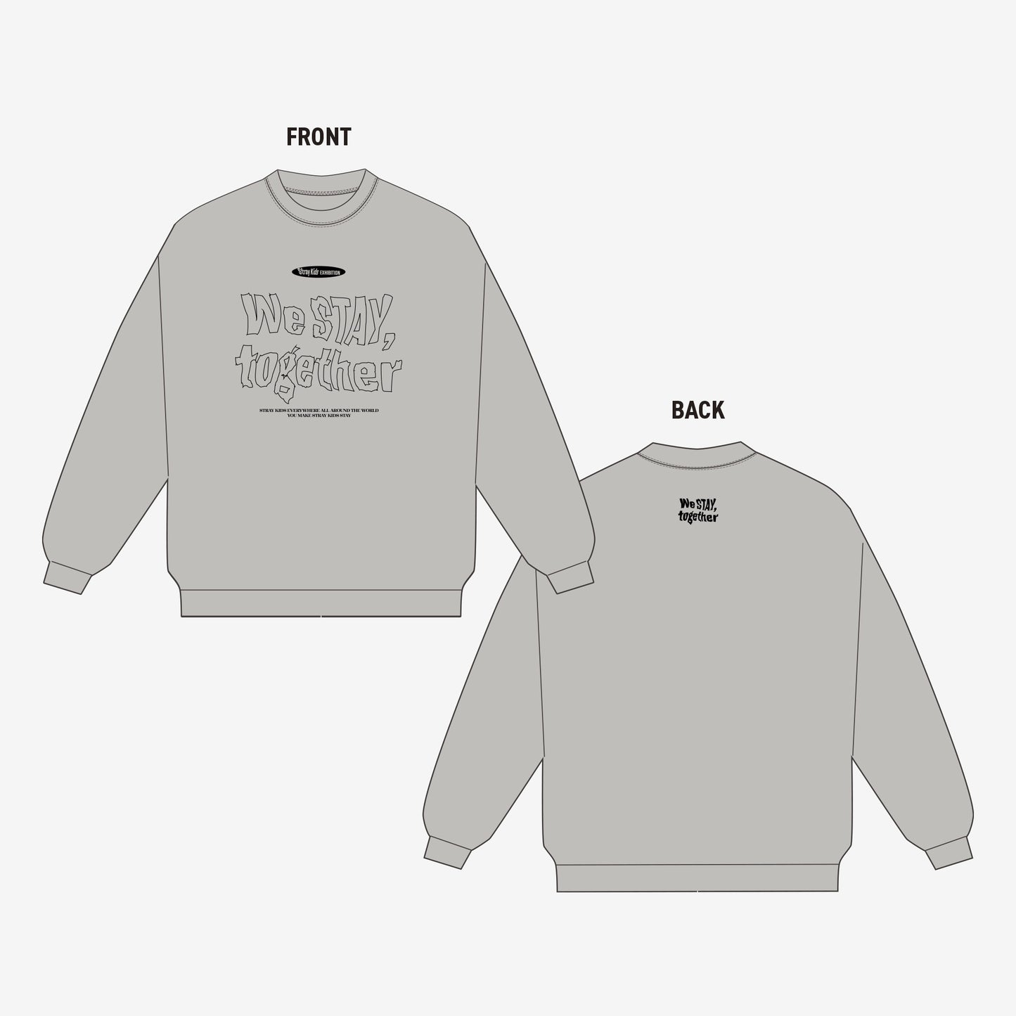 SWEATSHIRT【L】/ Stray Kids『EXHIBITION “We STAY, together”』