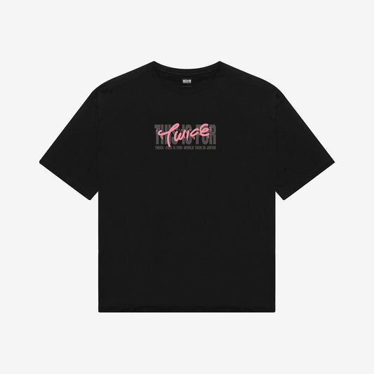 T-SHIRT〈BLACK〉【M】/ MOMO / TWICE『THIS IS FOR』