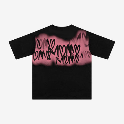T-SHIRT〈BLACK〉【L】/ MOMO / TWICE『THIS IS FOR』