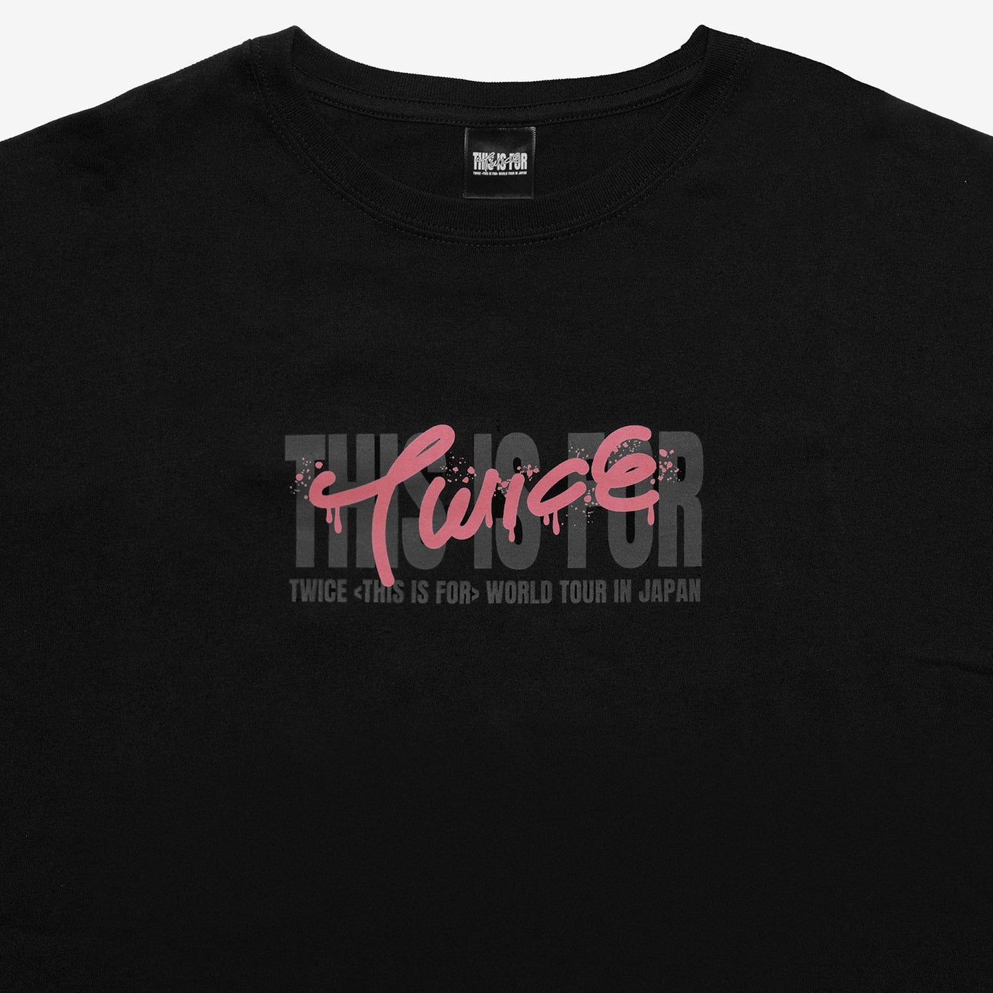 T-SHIRT〈BLACK〉【L】/ MOMO / TWICE『THIS IS FOR』