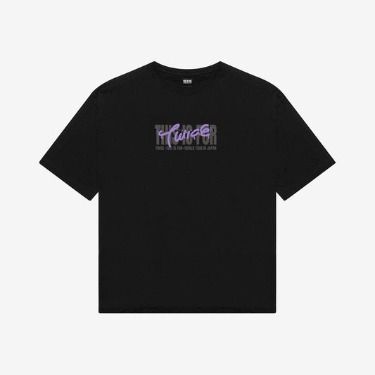 T-SHIRT〈BLACK〉【L】/ SANA / TWICE『THIS IS FOR』