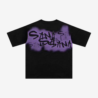T-SHIRT〈BLACK〉【L】/ SANA / TWICE『THIS IS FOR』