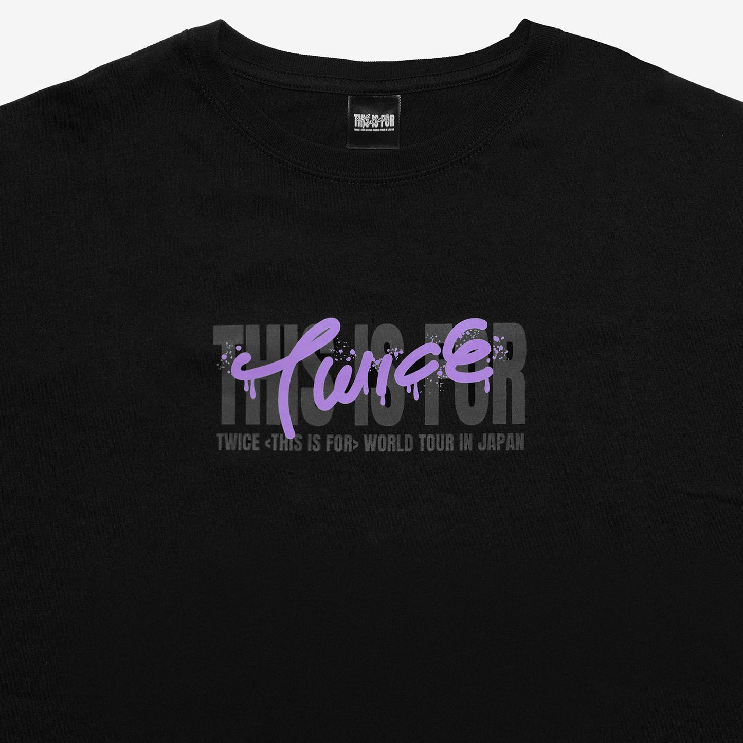 T-SHIRT〈BLACK〉【L】/ SANA / TWICE『THIS IS FOR』