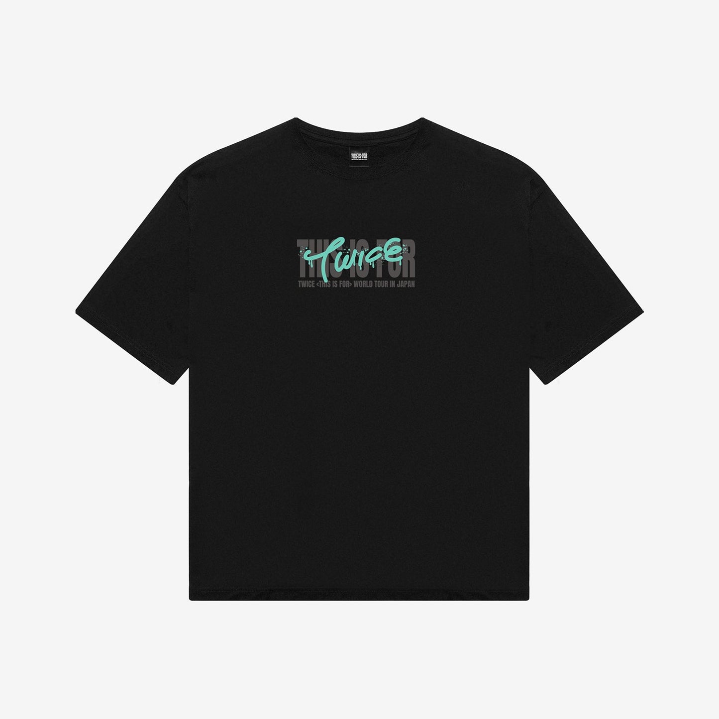 T-SHIRT〈BLACK〉【L】/ MINA / TWICE『THIS IS FOR』