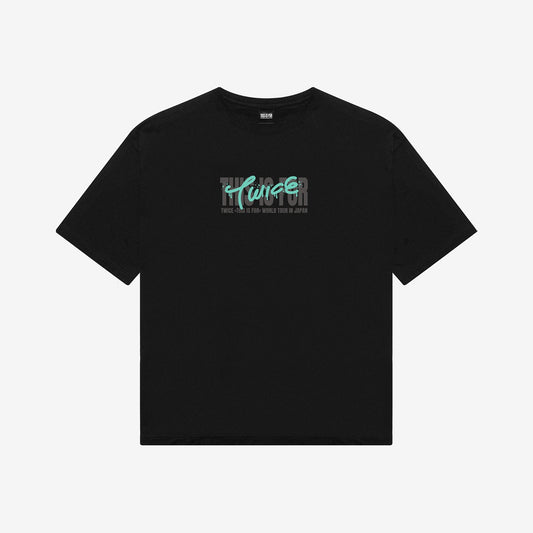 T-SHIRT〈BLACK〉【L】/ MINA / TWICE『THIS IS FOR』