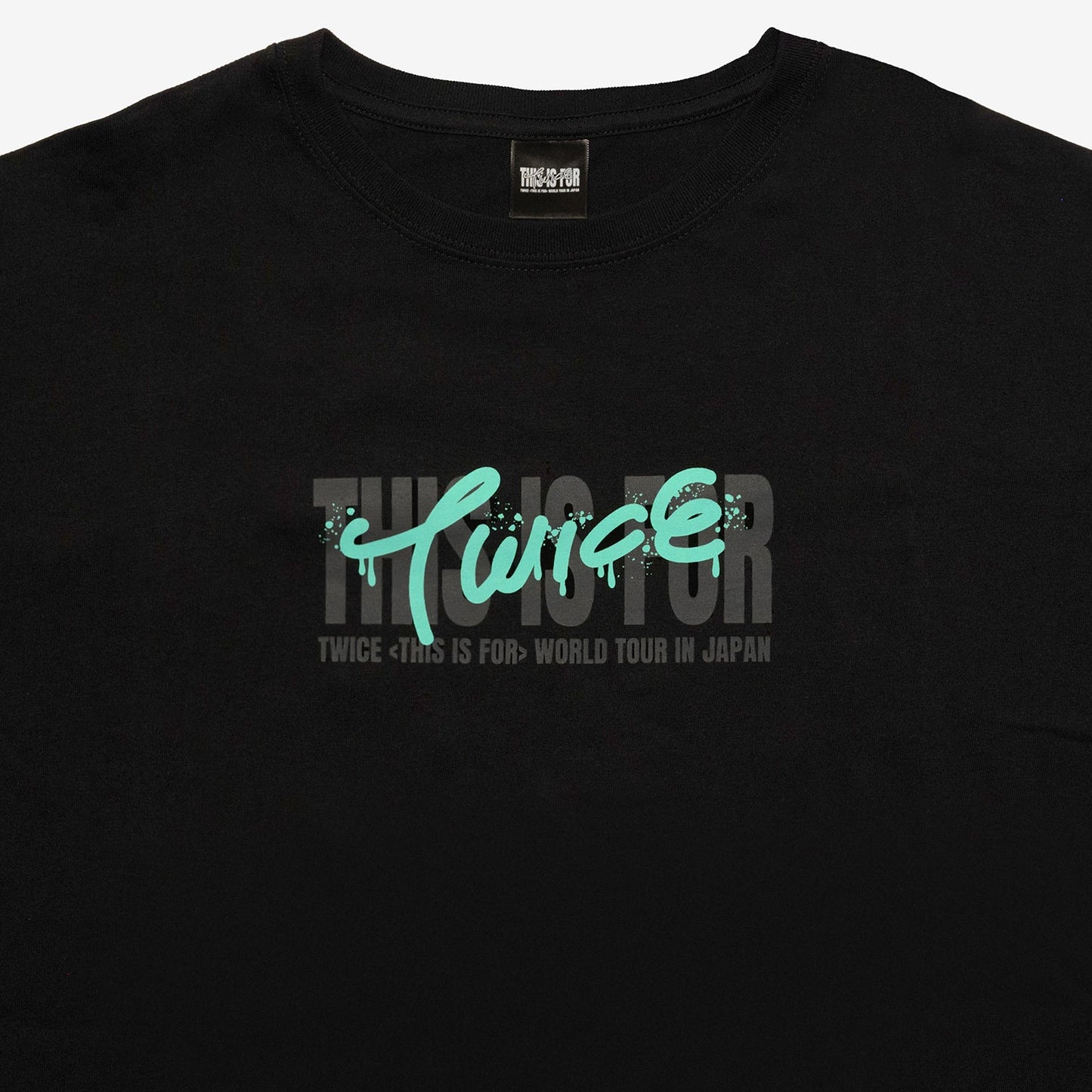 T-SHIRT〈BLACK〉【M】/ MINA / TWICE『THIS IS FOR』