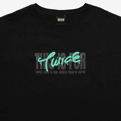 T-SHIRT〈BLACK〉【M】/ MINA / TWICE『THIS IS FOR』