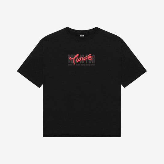 T-SHIRT〈BLACK〉【L】/ CHAEYOUNG / TWICE『THIS IS FOR』