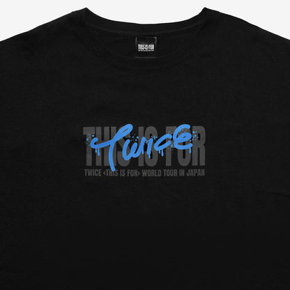 T-SHIRT〈BLACK〉【L】/ TZUYU / TWICE『THIS IS FOR』