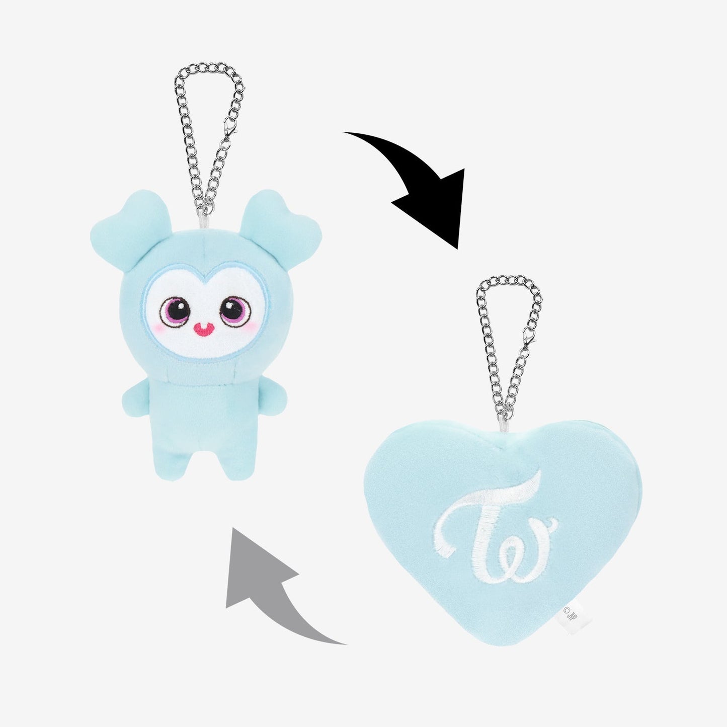 BABY LOVELYS REVERSIBLE BAG CHARM - Baby NAVELY / TWICE『THIS IS FOR』