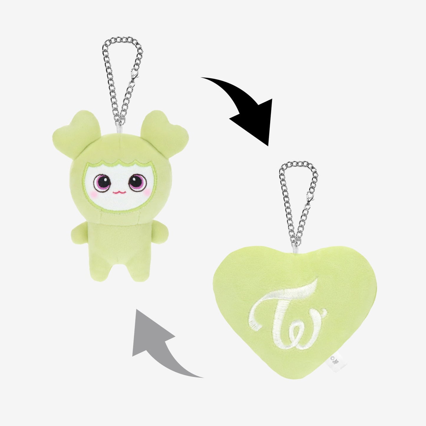 BABY LOVELYS REVERSIBLE BAG CHARM - Baby JEONGVELY / TWICE『THIS IS FOR』