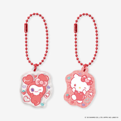 ACRYLIC KEY HOLDER SET - CHAENGVELY×HELLO KITTY / TWICE LOVELYS×SANRIO CHARACTERS